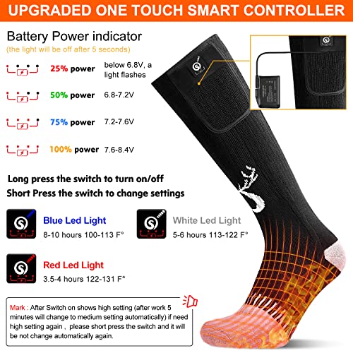 Upgraded Rechargeable Electric Heated Socks (24.6918 Ounce)