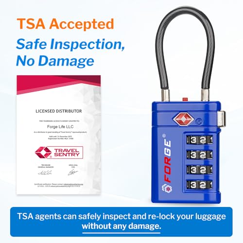 Open Alert TSA Approved Luggage Locks (2 Count)