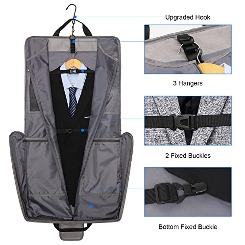 Carry On Garment Bag with Shoulder Strap for Travel