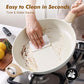 12.5inch Ceramic Nonstick Frying Pan Paella Pan with Lid