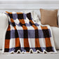 Sherpa Blanket Twin Plaid Thick Bed Blanket