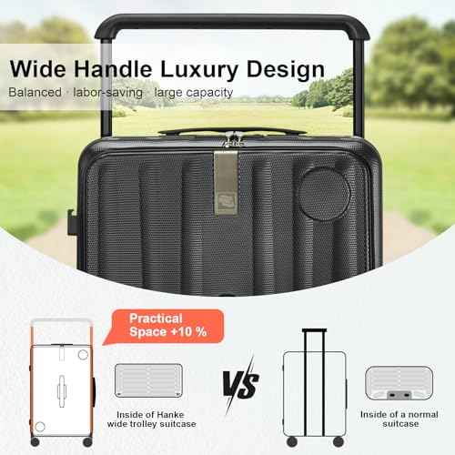 Multifunctional 26 Inch Hard Shell Suitcases with Wheels Travel Approved Luggage Large Rolling Suitcase Checked Luggage for Women Men