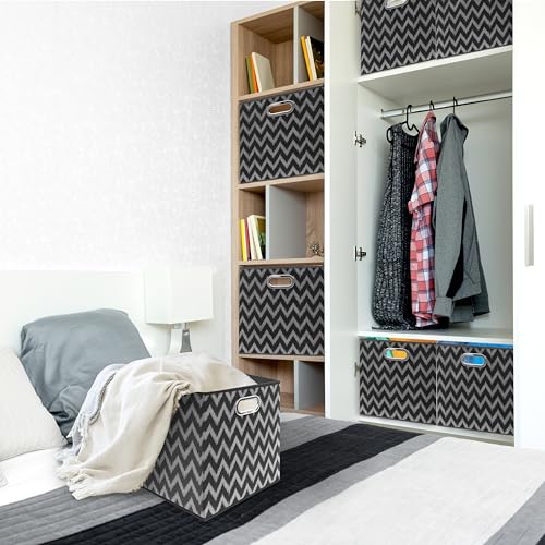 13 Inch Foldable Cube Storage Bins with Handles (3 Count)