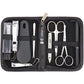 brand quality 10 piece manicure pedicure grooming kit set for nail care tweezers file clipper