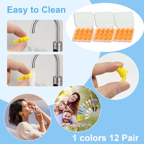 Ear Plugs for Sleeping (12 Count)