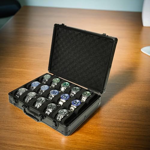 15 slots Watch organizer Case