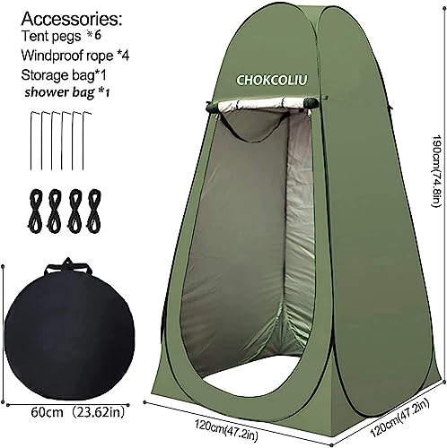 Pop up Shower Tent & 20L Solar Shower Bag Combo