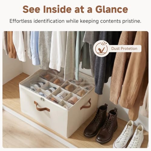 16 Pair Shoe Organizer for Closet