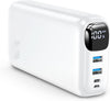Portable Charger 50000mAh Power Bank - 22.5W Fast Charging External Battery Pack, LED Display USB-C Portable Cell Phone Charger for iPhone 16/15/14/13 Pro, Android, Samsung Galaxy, Etc(White)