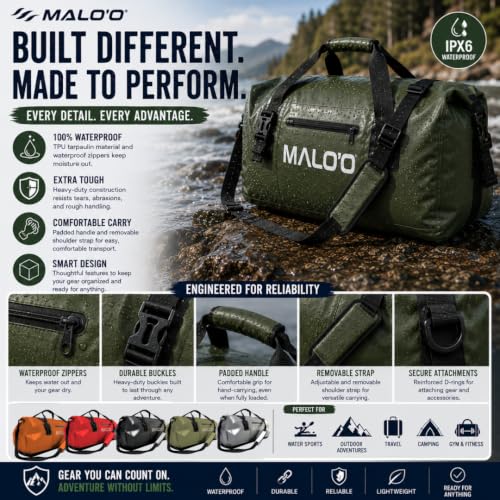 Malo’o Waterproof Dry Duffel