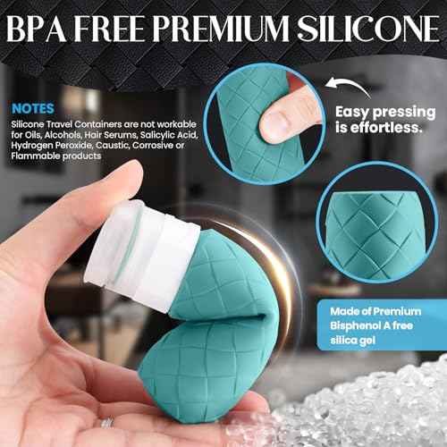 Travel Bottles for Toiletries (4 Count)
