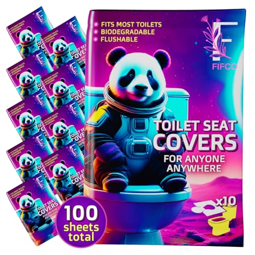 100 Pcs Disposable Toilet Seat Cover