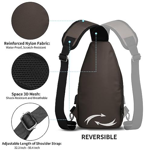 Crossbody Sling Bag Men Women