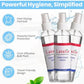 Fragrance Free Hand Sanitizer Spray Pack of 48 with 80% Alcohol (320.16 Fl Oz)