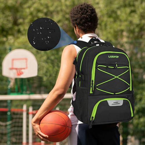 Basketball Backpack Large Sports Basketball Bag with Dedicated Ball Slot & Ventilated Shoe Compartment for Soccer Volleyball Gym Training Travel