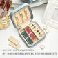 Plush Velvet Travel Jewelry Box