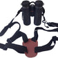 Binocular X-shaped Decompression Harness Strap Elastic Cross Straps Adjustable Binocular Carrier fit for Carrying Binoculars, Cameras, Rangefinders