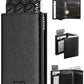 Pop up Card Wallet Minimalist Cash Wallets RFID Blocking Leather Smart Credit Card Holder with ID window for Men