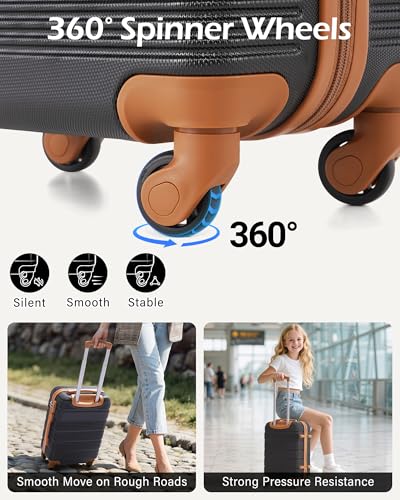 Luggage Sets with Spinner Wheels (6 Count)