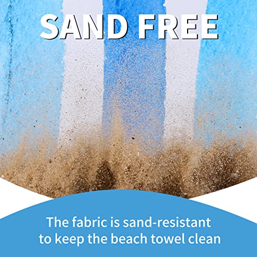 Microfiber Beach Towel Oversized 71x32 (2 Count)