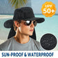 Sun Fishing Hats with Neck Flap for Men Pure Darkgray