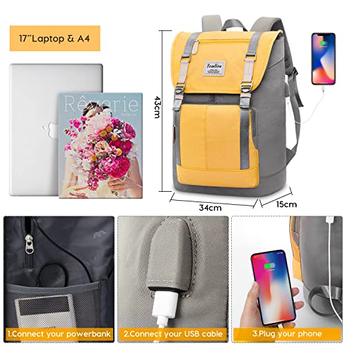 17" Laptop Backpack for Girls & Boys Teens
