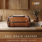 Personalized Real Leather Toiletry Bag for Men