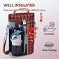 2 Bottle Insulated Wine Tote Carrier Bag