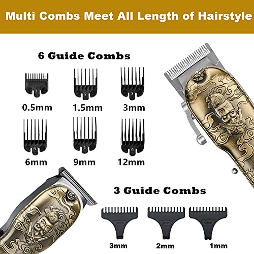 Mens Hair Clippers and Trimmers Set