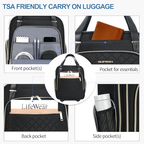 Underseat Carry On Wheeled 16" Bag with Wheels