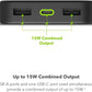 mophie Powerstation 2023 with PD Power Bank - 10,000 mAh Large Internal Battery, (2) USB-A Port and (1) 20W USB-C PD Fast Charging Input/Output Port, Travel-Friendly - Roamly