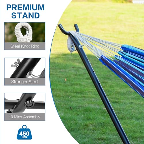Double Hammock with Stand for Outside