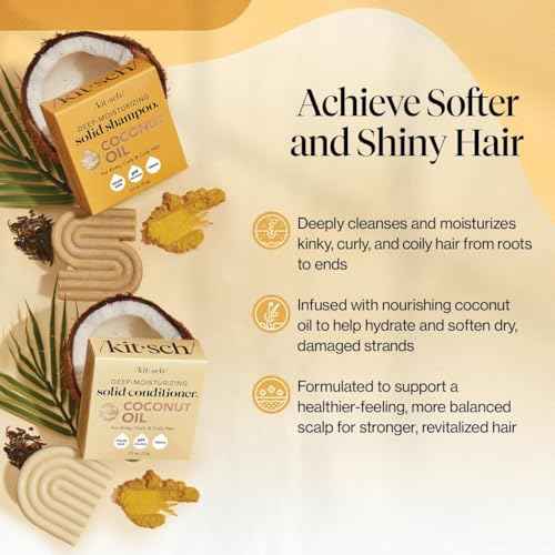 Coconut Oil Shampoo and Conditioner Set (5.9 Ounce)