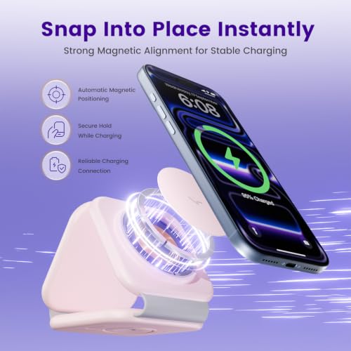 15W Magnetic Travel Charging Station