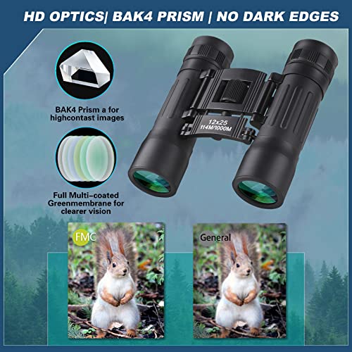 12x25 Mini Binoculars