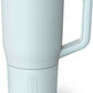 BrüMate Müv - 25oz 100% Leak Proof Insulated Coffee Mug with Handle & Lid - Stainless Steel Coffee Travel Mug - Double Walled Coffee Cup (Blue Agave)