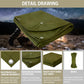Canvas Tarp 6x8ft Heavy Duty Waterresistant Tarps with Grommets