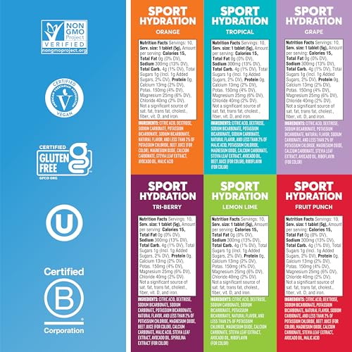 Sport Electrolyte Tablets with Magnesium (60 Count)