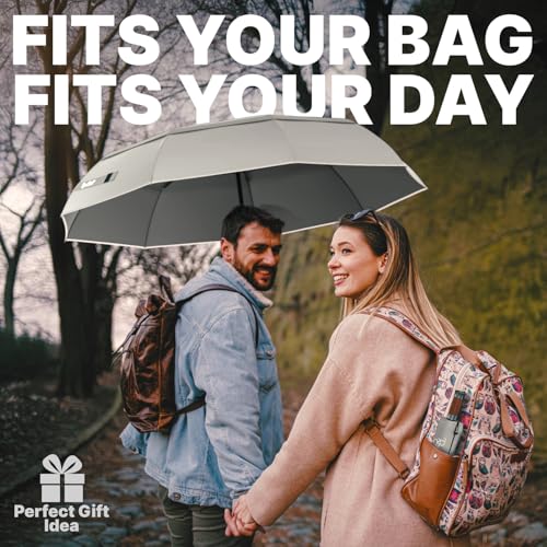 Compact Travel Umbrella for Rain