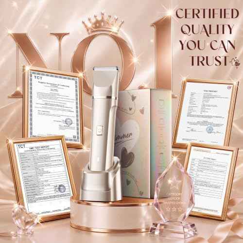 5-in-1 Bikini Trimmer for Women, Birthday Gifts for Women, Gift Set