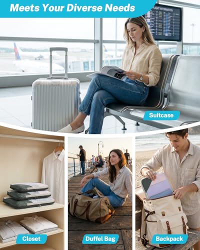 Compression Packing Cubes for Travel (10 Count)