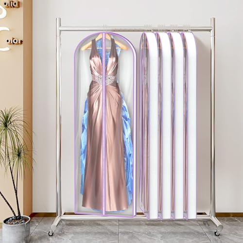 Dress Bags for Gowns Clear Wedding Dress Garment Bag 72 in