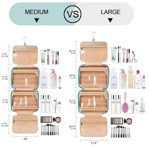 Travel Hanging Toiletry Bag for Women and Men