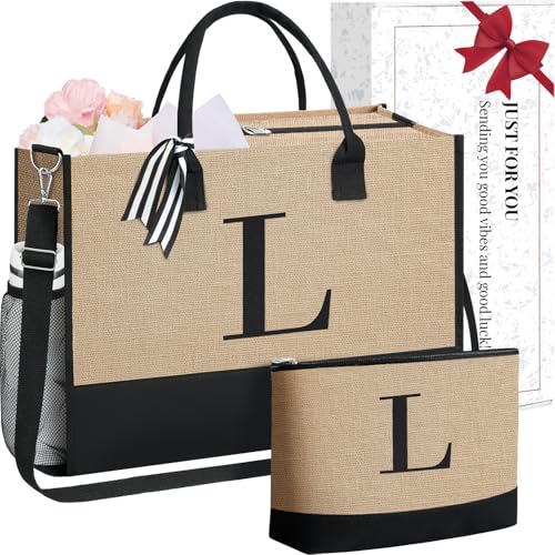 Personalized Initial Tote Bag