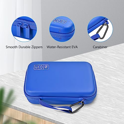 Hard Travel Electronic Organizer Case for MacBook Power Adapter Chargers Cables Power Bank Apple Magic Mouse Apple Pencil USB Flash Disk SD Card Small Portable Accessories Bag