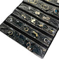 Travel Jewelry Roll Bag Portable Organizer Pouch With Grids&PVC Cover Storage Bags for Necklace