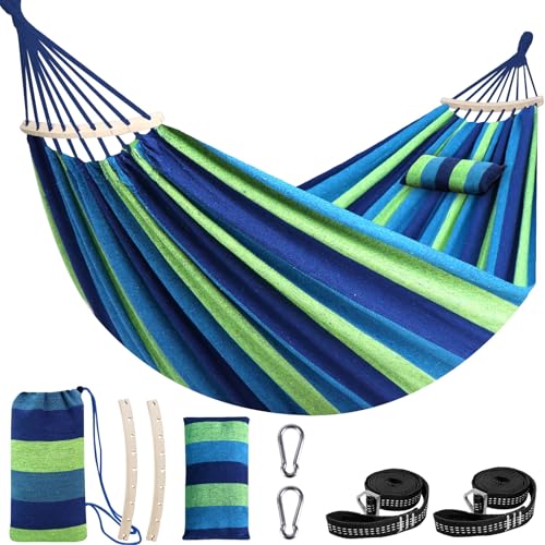 Cotton Blended Hammock for Stand 9.8ft x 4.9ft Holds Up to 660lbs