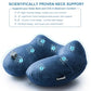 Inflatable Travel Neck Pillow for Airplane to Relieve Neck Pain