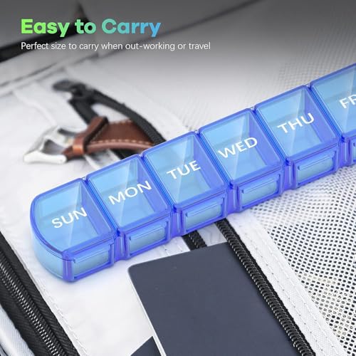 Extra Large Pill Organizer 3 Pack (21 Count)