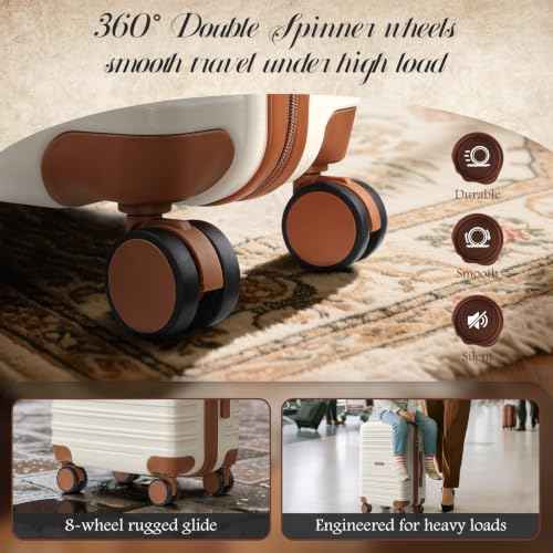 Luggage Sets with Spinner Wheels (5 Count)